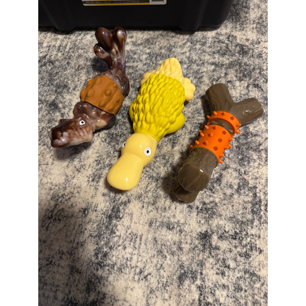 Dog Chew Toys Bundle 3pc Durable Chewers